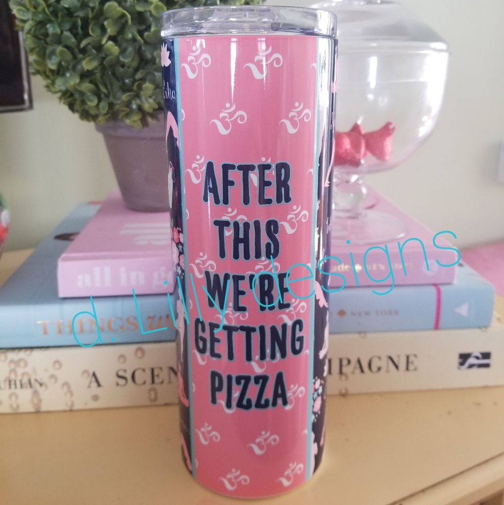 20oz Skinny Tumbler (Yoga)